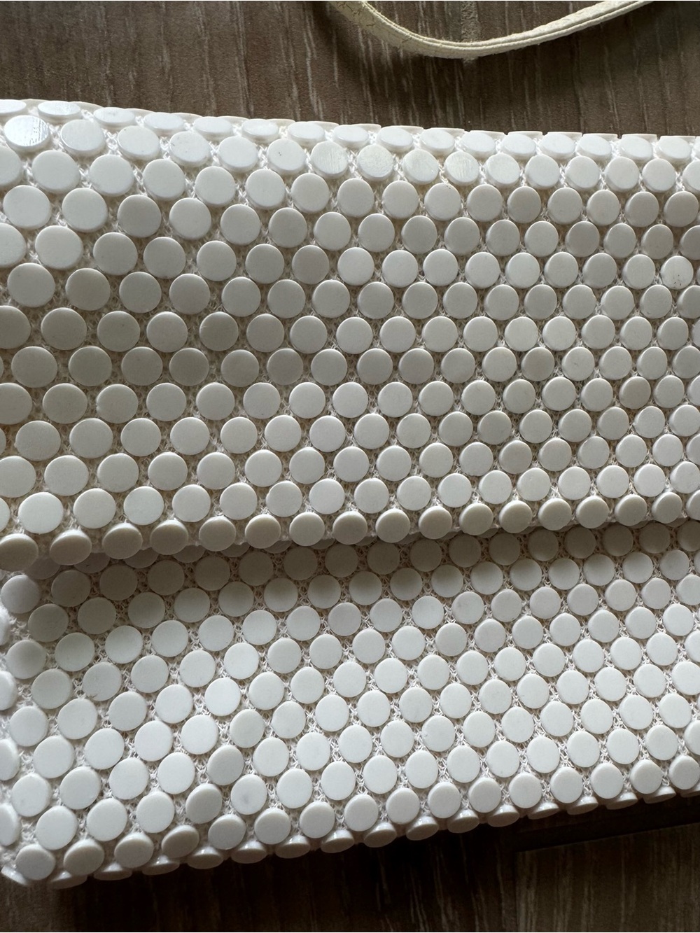 Vintage Le Reagle White Beaded Crossbody Bag with Slim Strap - Picture 2 of 6